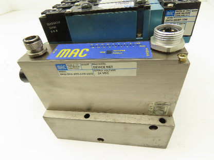 MAC SM32 MAConnect 9-Station Serial Manifold DeviceNet 92B Solenoid Valves 24VDC