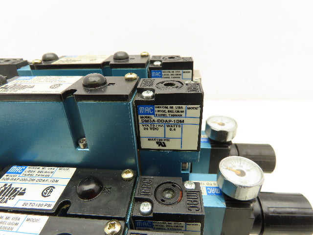 MAC SM32 MAConnect 10-Station Serial Manifold DeviceNet 92B Solenoid Valves 24V