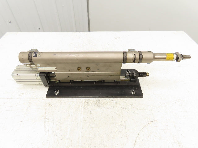 Weber Pneumatic Automatic Feed Screwdriving System 60mm Stroke Screwdriver