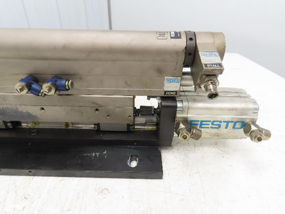 Weber Pneumatic Automatic Feed Screwdriving System 60mm Stroke Screwdriver