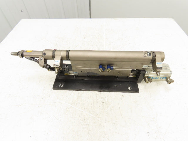 Weber Pneumatic Automatic Feed Screwdriving System 60mm Stroke Screwdriver