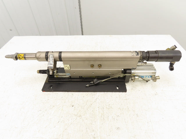 Weber Pneumatic Automatic Feed Screwdriving System 60mm Stroke Screwdriver
