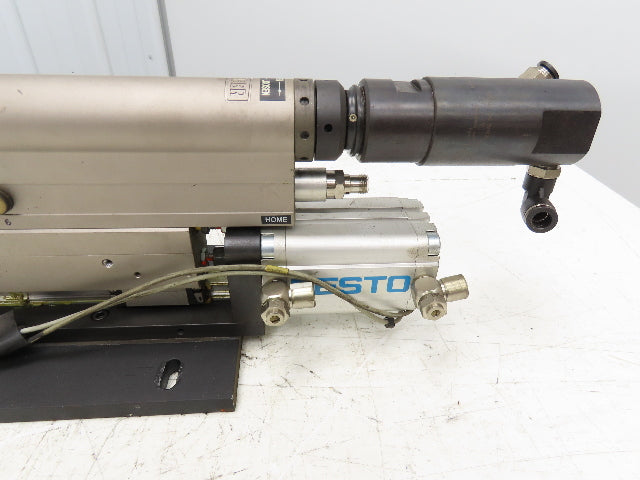 Weber Pneumatic Automatic Feed Screwdriving System 60mm Stroke Screwdriver