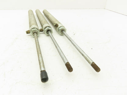 Norgren Pneumatic Air Cylinder 6" Stroke 1" Bore Spring Extend Lot of 3