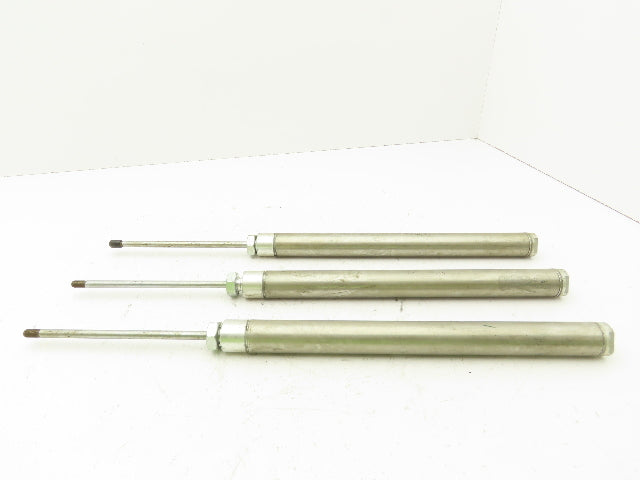 Norgren Pneumatic Air Cylinder 6" Stroke 1" Bore Spring Extend Lot of 3