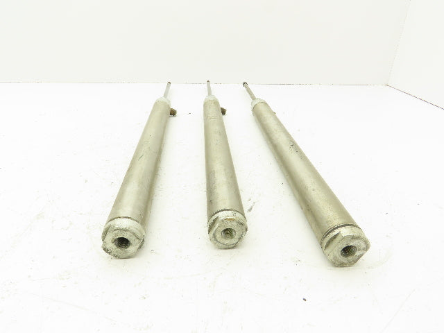 Norgren Pneumatic Air Cylinder 6" Stroke 1" Bore Spring Extend Lot of 3
