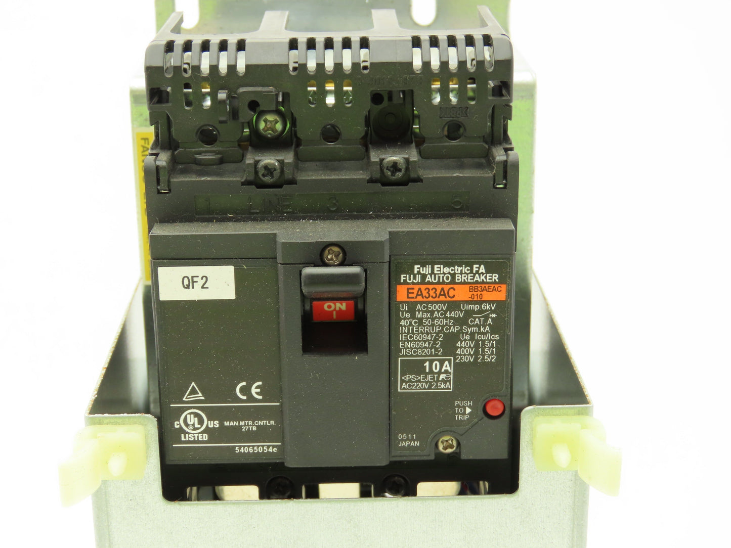Fanuc Fuji Electric A05B-2452-C524 Robotics Drive Emergency Stop Unit 3 Pole 10A