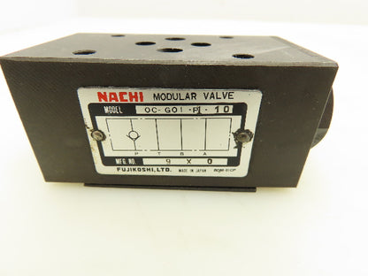 Nachi OC-G01-P1-10 Hydraulic Modular Check Valve D03