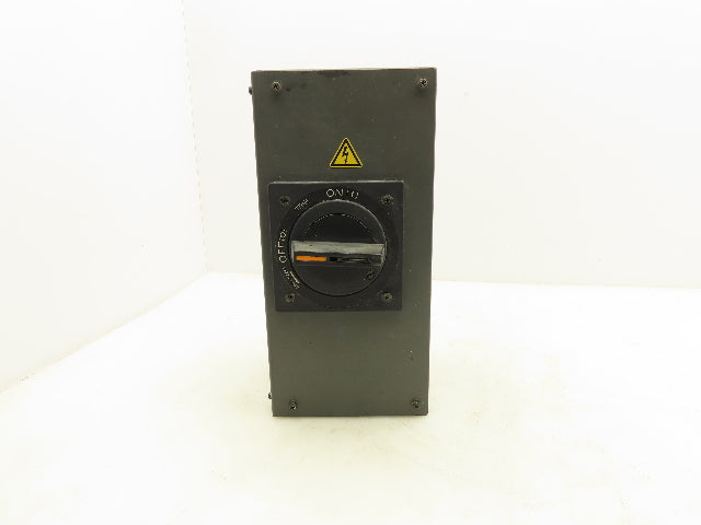 Fanuc A05B-2400-C402 Circuit Breaker Box Rotary Disconnect Switch 20A 3P