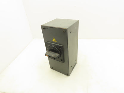 Fanuc A05B-2400-C402 Circuit Breaker Box Rotary Disconnect Switch 20A 3P