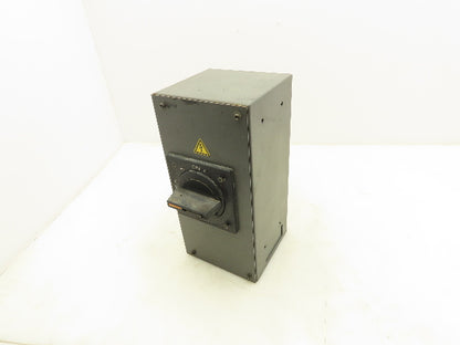 Fanuc A05B-2400-C402 Circuit Breaker Box Rotary Disconnect Switch 20A 3P