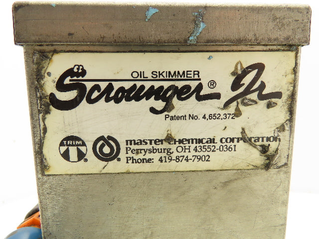 Master Chemical Scrounger Jr Tramp Oil Skimmer 1" Belt 115V
