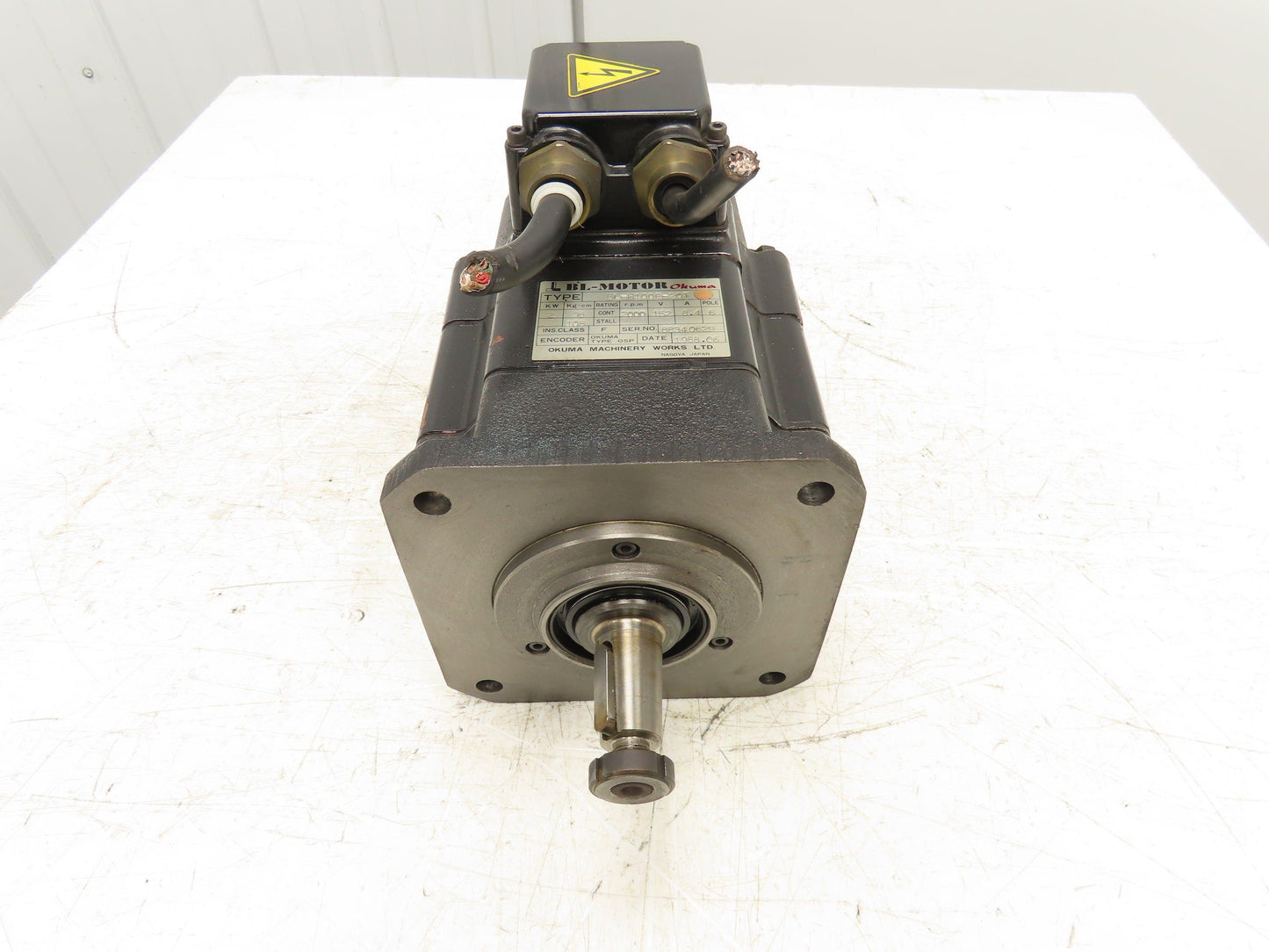 Okuma BL-H100E-20T Servo Motor 2kw 2000 RPM 8.4A 6P 152V OSP Encoder
