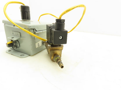 Granzow Hoffman E2B19-000 NC 2-Way Solenoid Valve 1/4" NPT Electric Box 4x4x3"