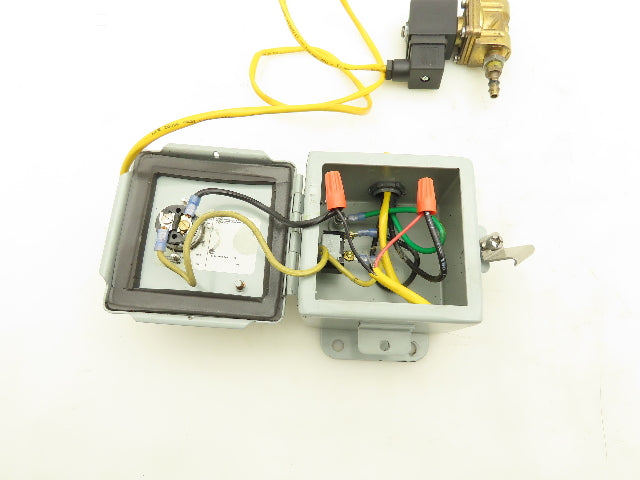 Granzow Hoffman E2B19-000 NC 2-Way Solenoid Valve 1/4" NPT Electric Box 4x4x3"