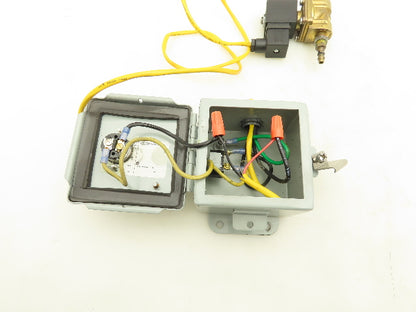 Granzow Hoffman E2B19-000 NC 2-Way Solenoid Valve 1/4" NPT Electric Box 4x4x3"