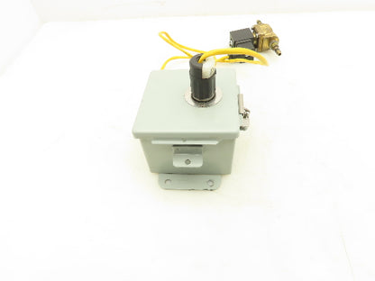 Granzow Hoffman E2B19-000 NC 2-Way Solenoid Valve 1/4" NPT Electric Box 4x4x3"