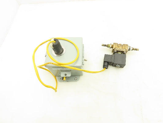 Granzow Hoffman E2B19-000 NC 2-Way Solenoid Valve 1/4" NPT Electric Box 4x4x3"