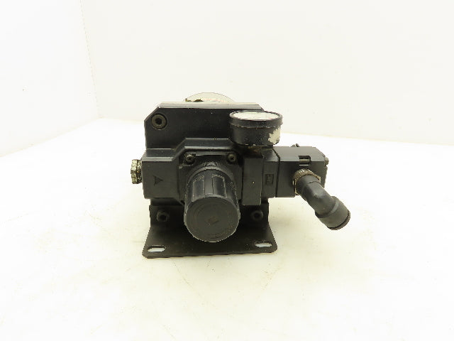 SMC AMR4100 M.R. Unit Regulator Mist Separator 120 PSI