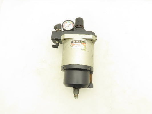 SMC AMR4100 M.R. Unit Regulator Mist Separator 120 PSI