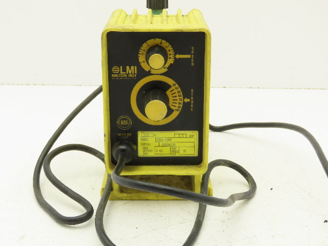 Milton Roy Z151-190E Pneumatic Metering Pump 115V 0.5A 75 PSI