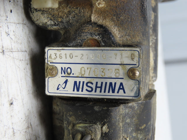 Toyota 43610-21440-71 Electric Forklift 7FBCU25 Nishina Swing Hydraulic Cylinder