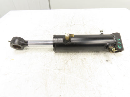 Toyota 7FBCU25 Electric Forklift Mast Tilt Cylinder 3" Bore 8" Stoke 1-3/8" Pin