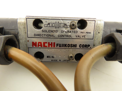 Nachi SA-G01-C6-C1-11 Hydraulic Directional Solenoid Valve 110V 1.9A