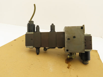 Nachi SA-G01-H5-C1-11 Directional Solenoid Modular Flow Control Valve Stack 110V