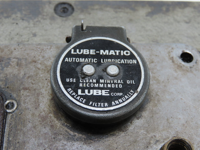 Lube Corp MMXL Automatic Oil Lubricator Pump Machine Oiler 6L Tank 2.5cc 115V