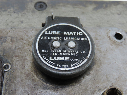 Lube Corp MMXL Automatic Oil Lubricator Pump Machine Oiler 6L Tank 2.5cc 115V