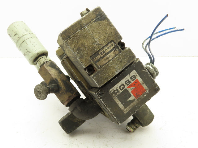Ross W7076C4332 Pneumatic Directional 5/2 Double Solenoid Valve 24VDC