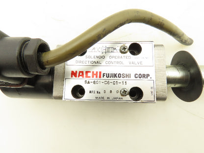 Nachi SA-G01-C6-C1-11 Hydraulic Directional Solenoid Valve 110V 50-60Hz