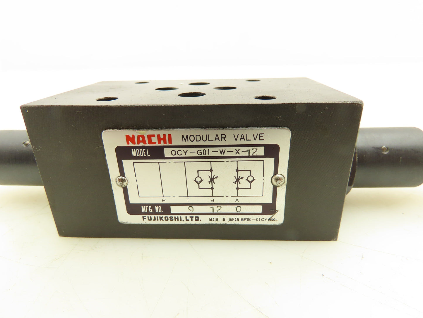 Nachi OCY-G01-W-X-12 Hydraulic Modular Check Valve