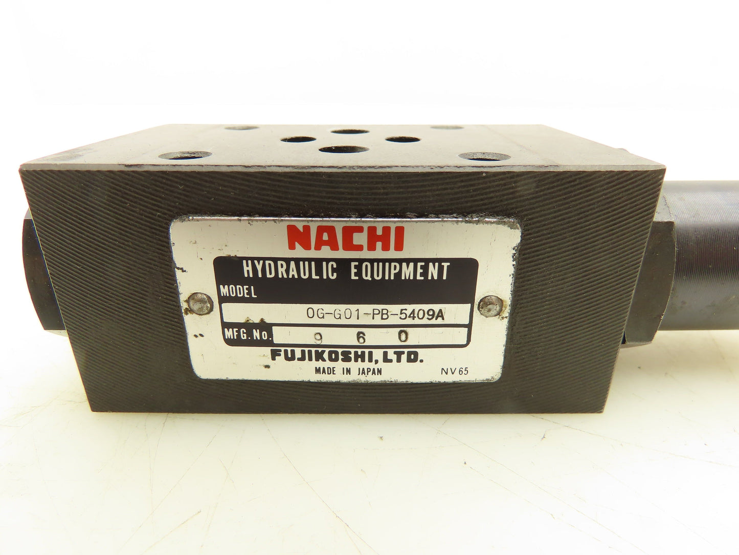 Nachi OG-G01-PB-5409A Hydraulic Modular Check Valve