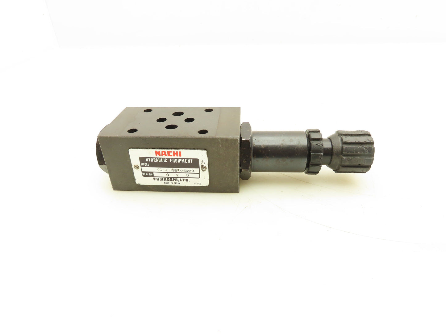Nachi OG-G01-PB-K-5495A Hydraulic Modular Check Valve