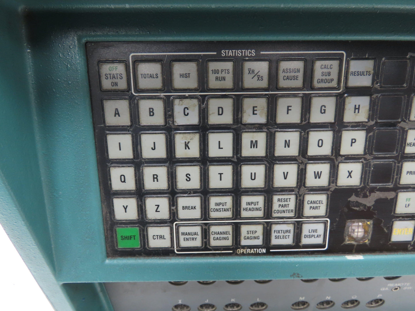 Moore Data Gauge II Equipment Measuring Monitor Unit Keypad Only Tested