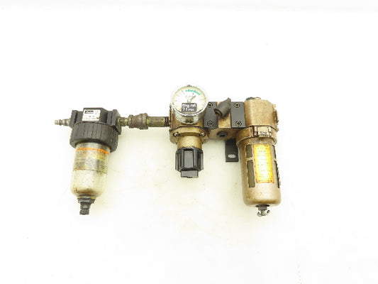 Parker CKD 06F11BC Pneumatic Compressed Air Filter Regulator Lubricator Assembly