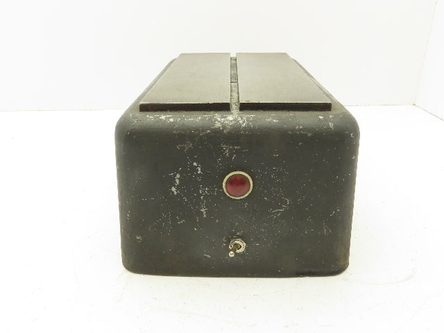 L-W Chuck B3721 Demagnetizer 120VAC Benchtop 11x6" Top Vintage Tested