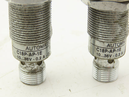 Automation Direct C18P-AP-1E Reflex Sensor Polarized Retroreflective Lot of 2