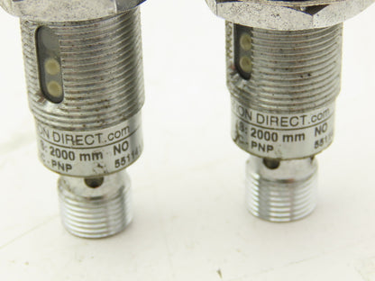 Automation Direct C18P-AP-1E Reflex Sensor Polarized Retroreflective Lot of 2