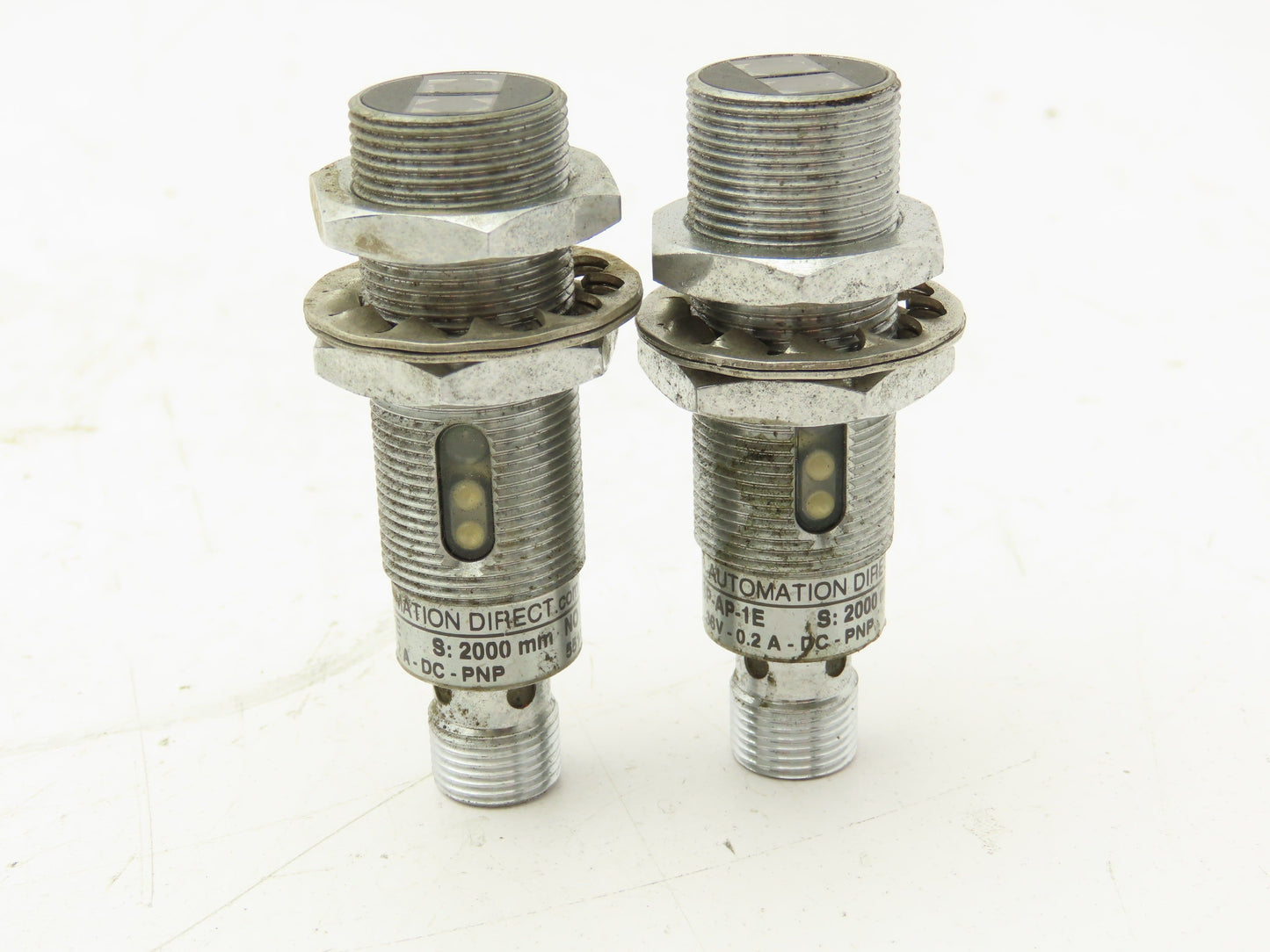 Automation Direct C18P-AP-1E Reflex Sensor Polarized Retroreflective Lot of 2