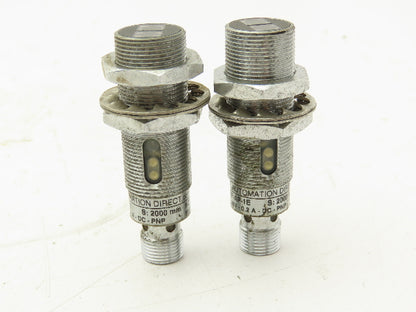 Automation Direct C18P-AP-1E Reflex Sensor Polarized Retroreflective Lot of 2