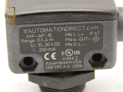 Automation Direct GXP-AP-1E Photoelectric Sensor Retroreflective 4m Lot of 3