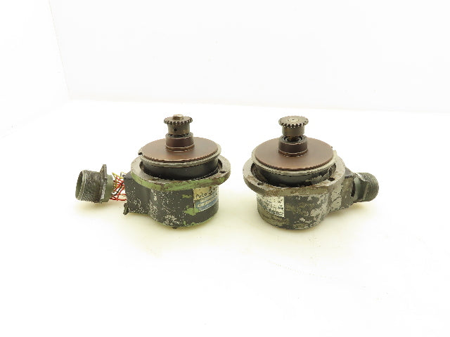 Fanuc A860-0301-T002 Pulse Coder Unit 2500 Pulse/Rev 3/8" Shaft W/Gear Lot Of 2