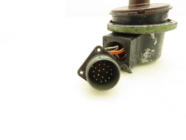 Fanuc A860-0301-T002 Pulse Coder Unit 2500 Pulse/Rev 3/8" Shaft W/Gear Lot Of 2