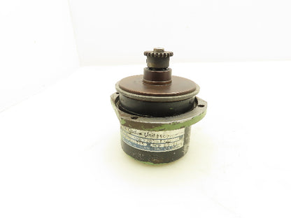 Fanuc A860-0301-T002 Pulse Coder Unit 2500 Pulse/Rev 3/8" Shaft W/Gear Lot Of 2