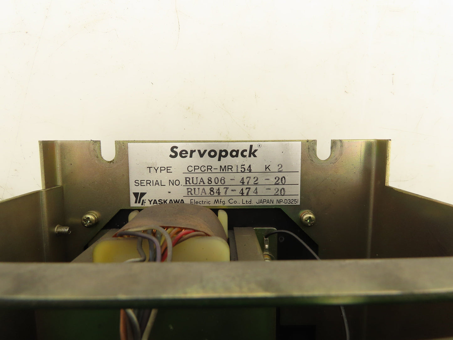 Yaskawa CPCR-MR154K2 Servopack Unit Drive