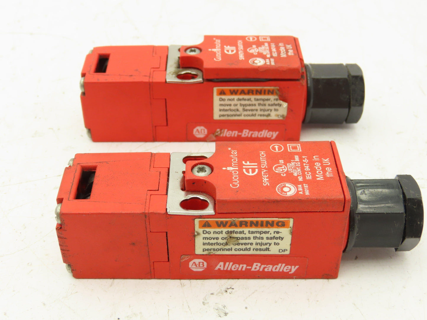 Allen Bradley 440K-E33014 Guardmaster Elf Safety Interlock Switch Lot of 2