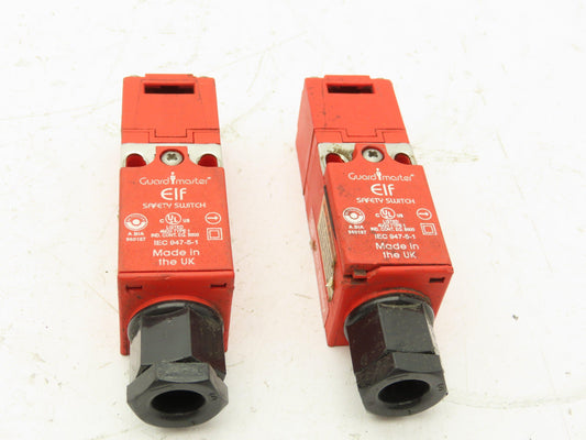 Allen Bradley 440K-E33014 Guardmaster Elf Safety Interlock Switch Lot of 2